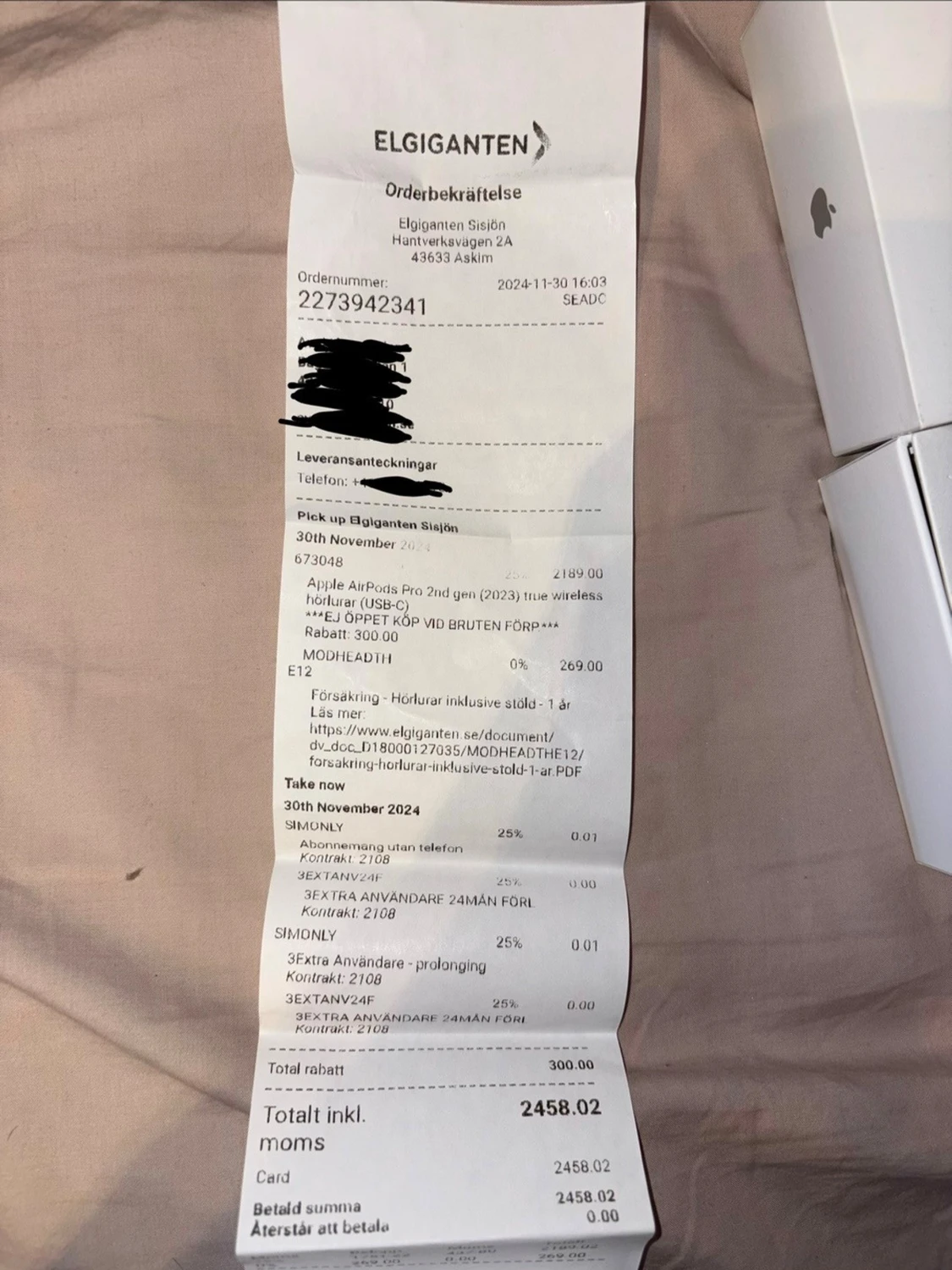 Apple AirPods Pro 2nd (USB-C) - 1