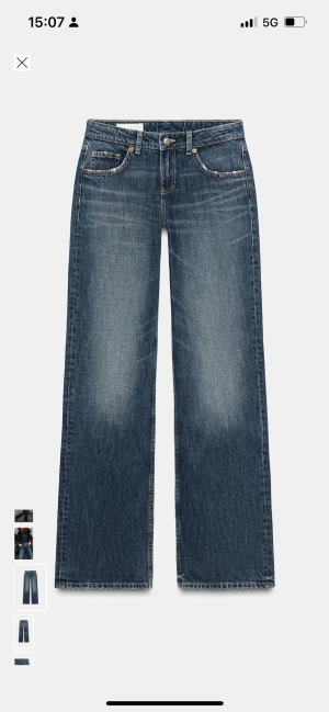 Blå jeans - Snygga blå jeans från Zara, oanvända