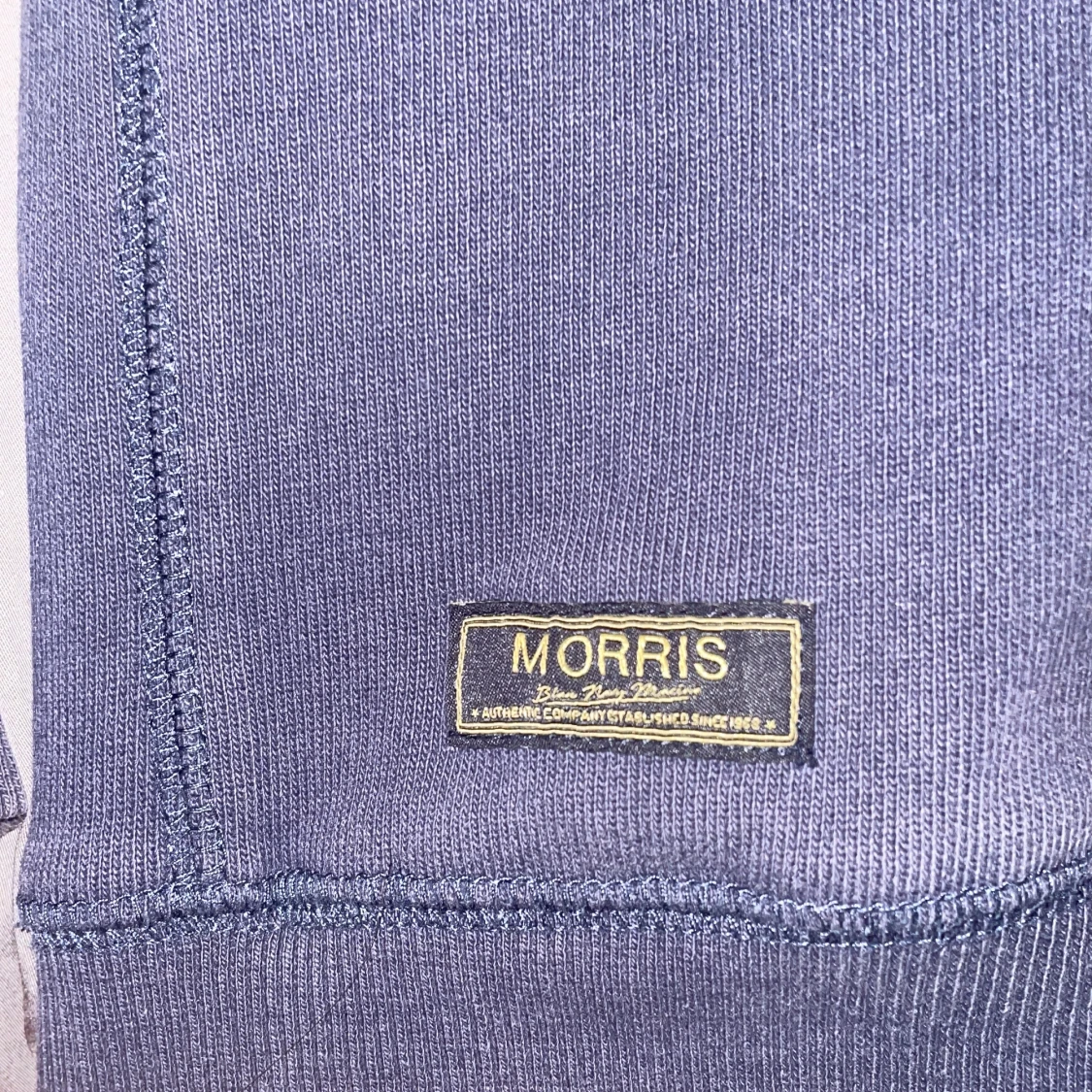 Blå sweatshirt från Morris - 2