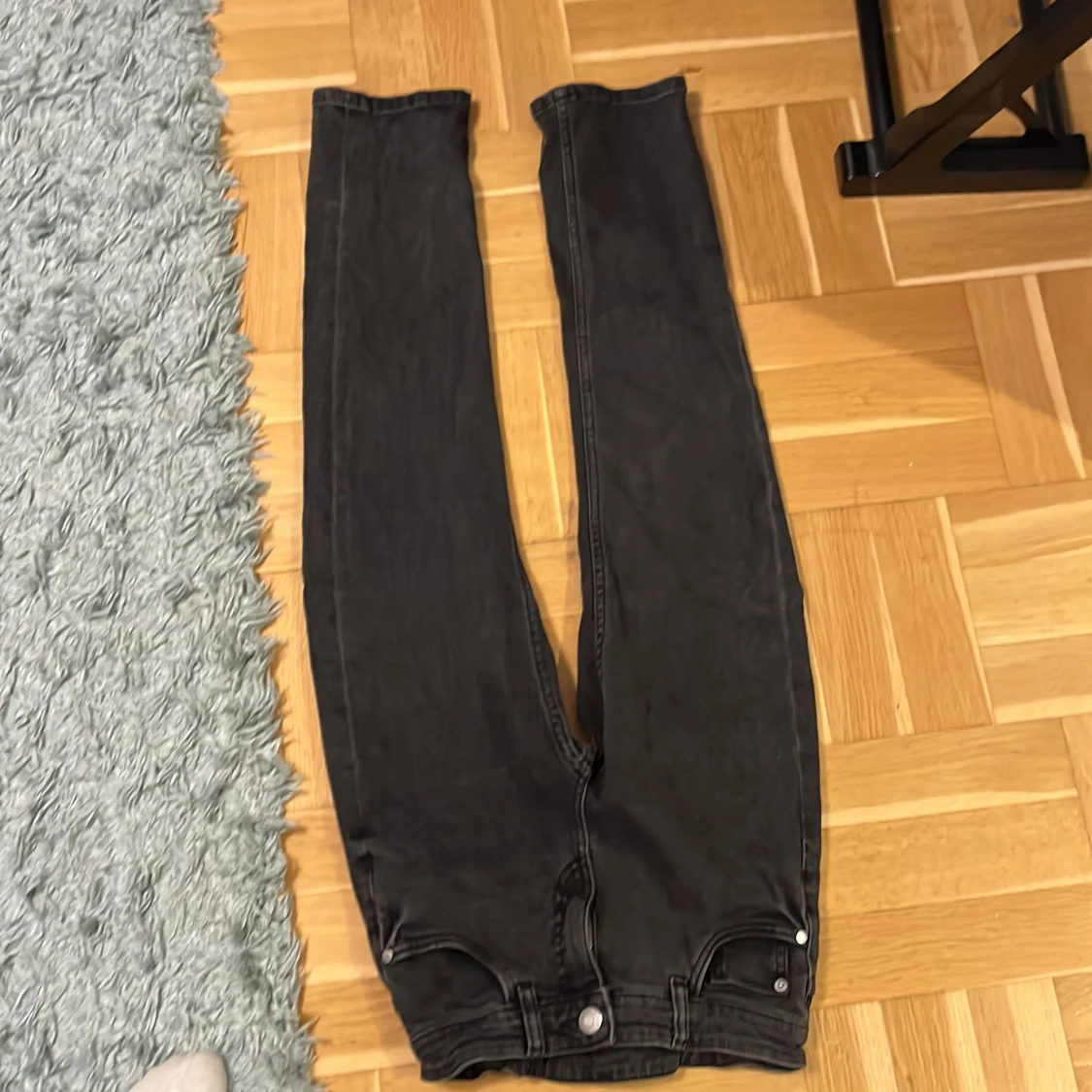 Svarta jeans från Kappahl, stl 146 - 3