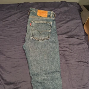 Levi's 510 jeans blå W30 L32 - Säljer ett par klassiska Levi's 510 jeans i blå denim. Dem sitter straight/slim. Nypriss cirka 799. sitter mer som 28/29 32.