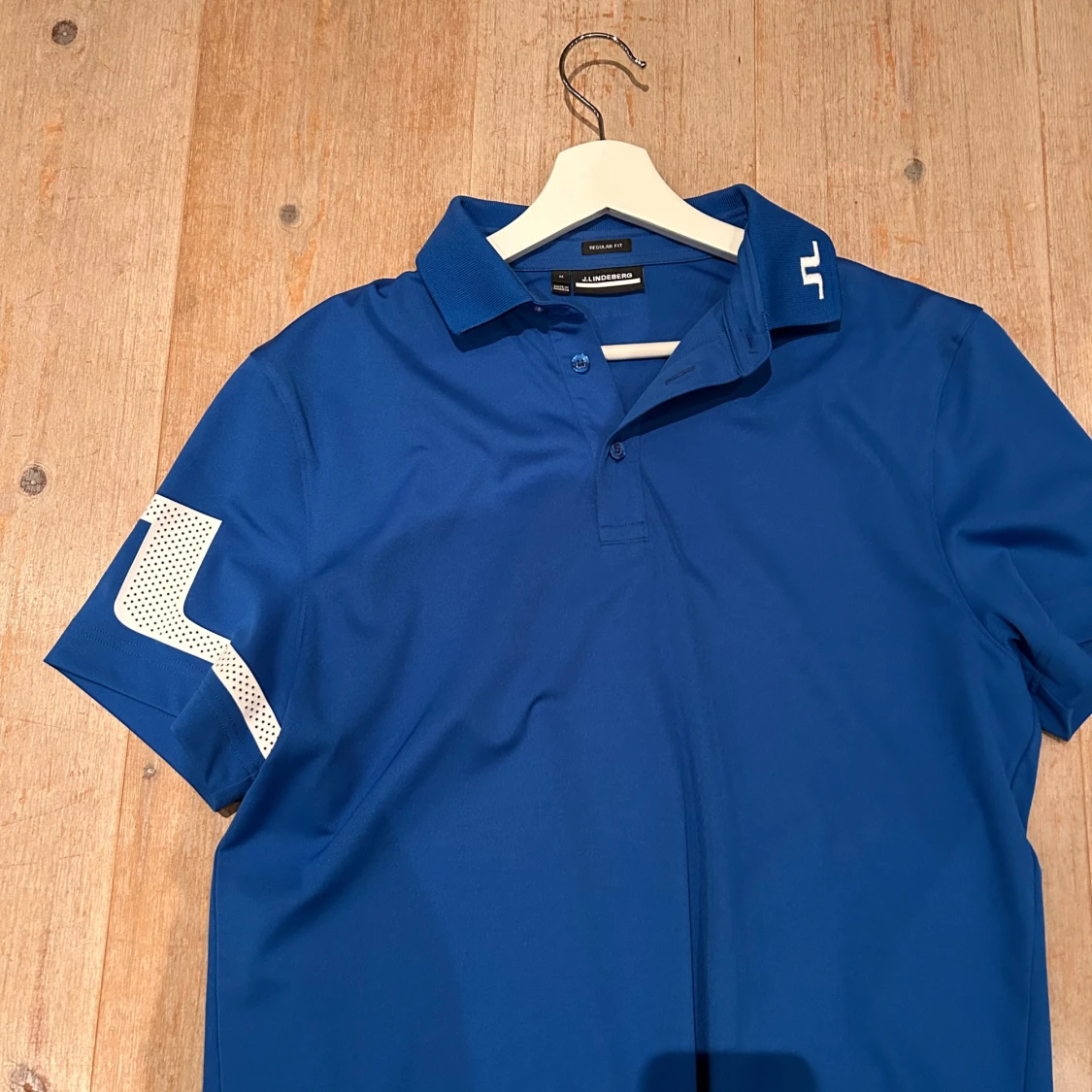Blå pikétröja från J.Lindeberg - 1