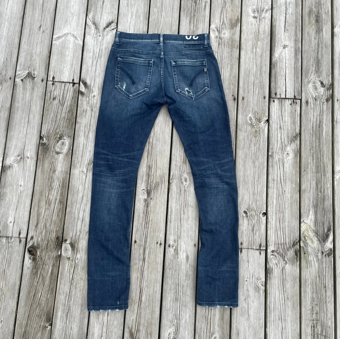 Mörkblåa Dondup George jeans - 1