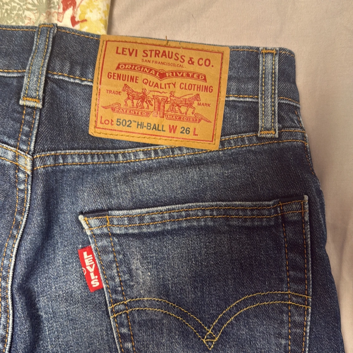 Levi's 502 Hi-Ball jeans blå W26 L - 2