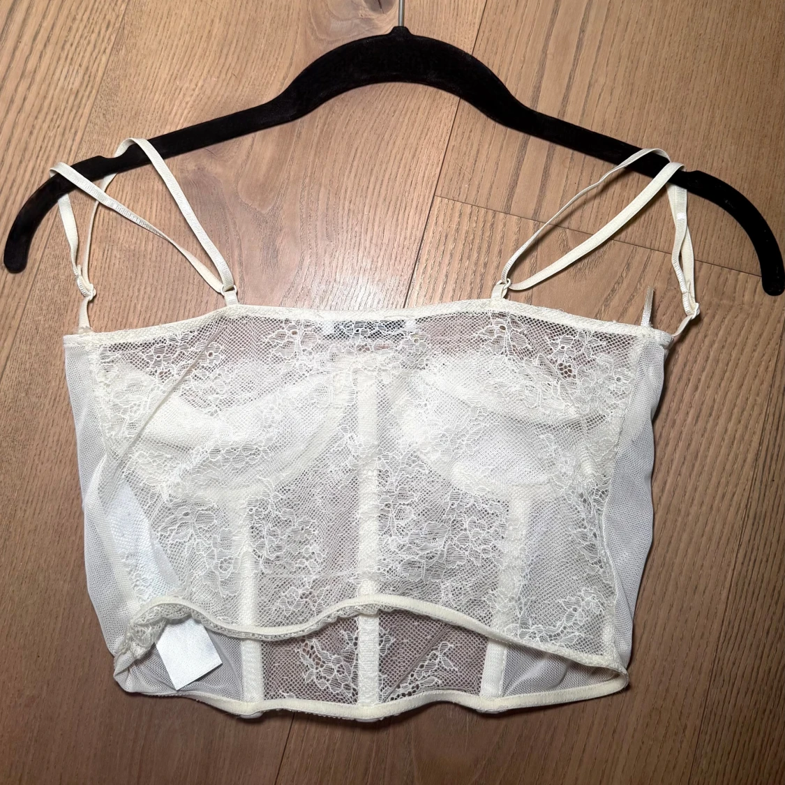 ZARA spetskorsett-topp - 1