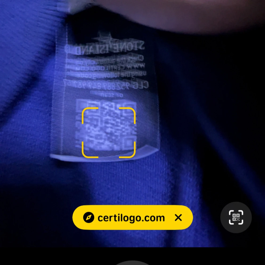 Mörkblå Stone Island sweatshirt - 3