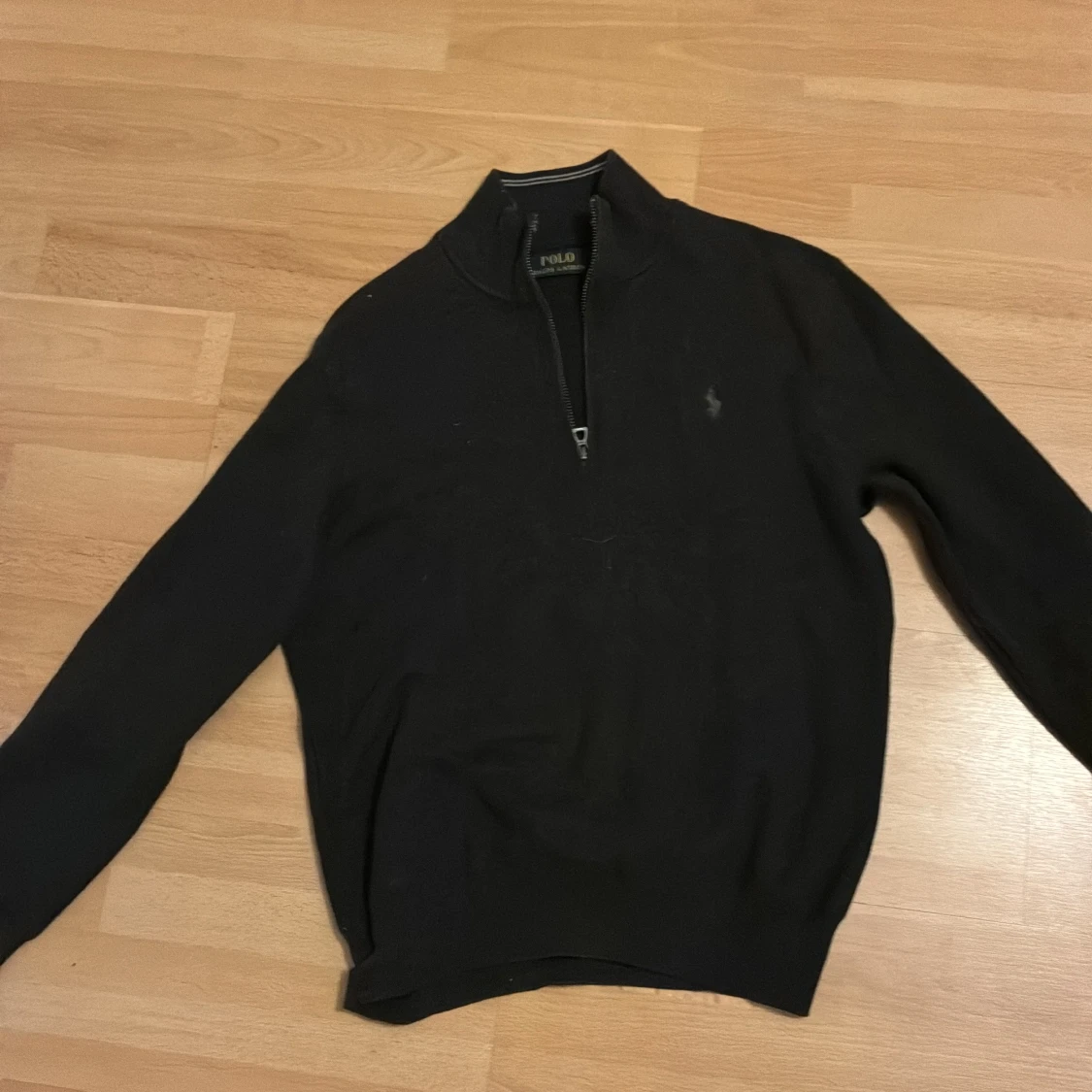 Svart stickad tröja Polo Ralph Lauren