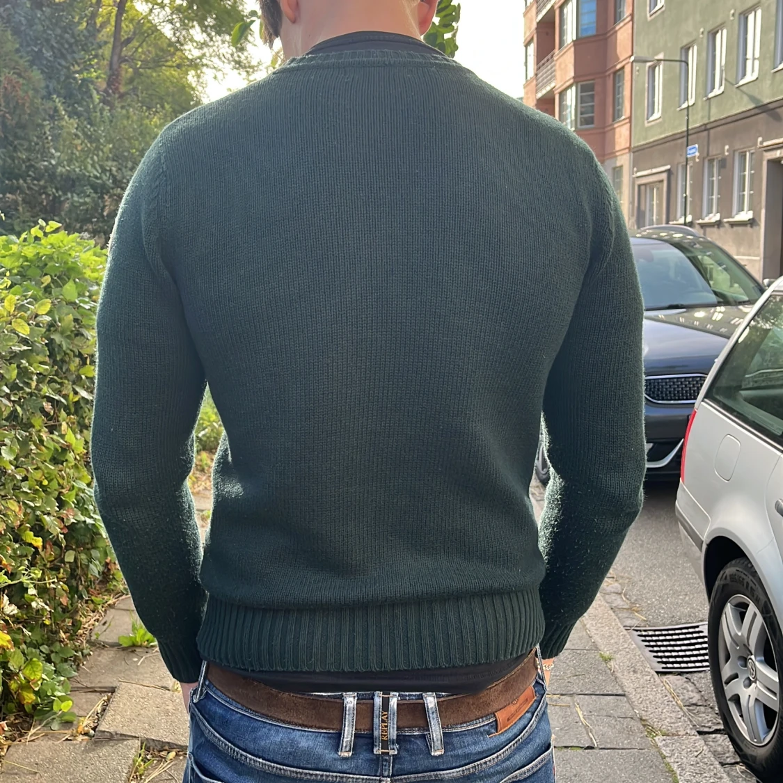 Mörkgrön stickad tröja North Sails - 1