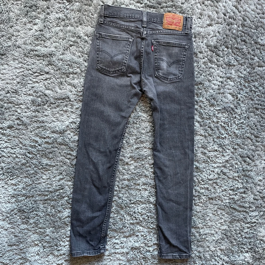Levi's grå jeans straight fit