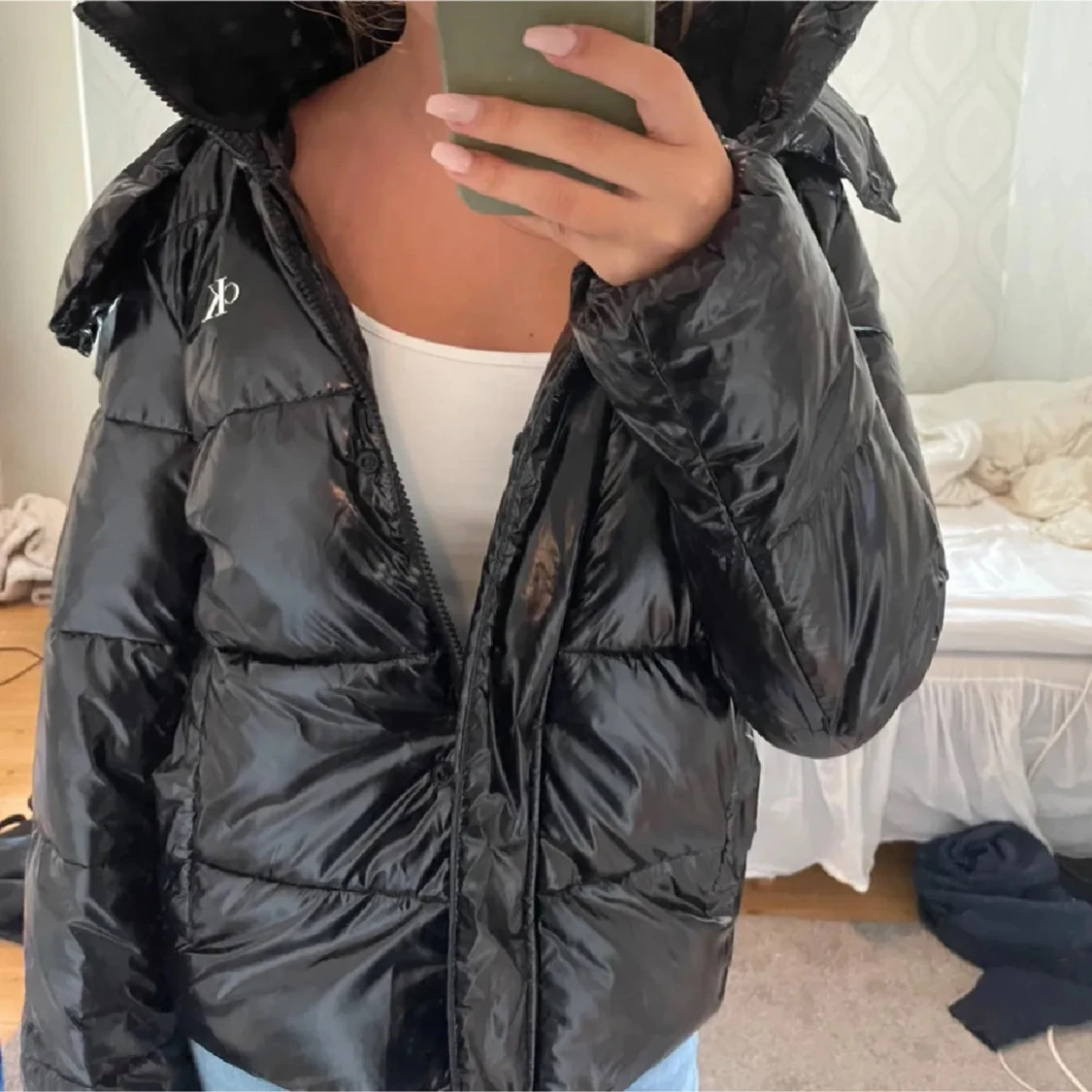 Svart Calvin Klein jacka