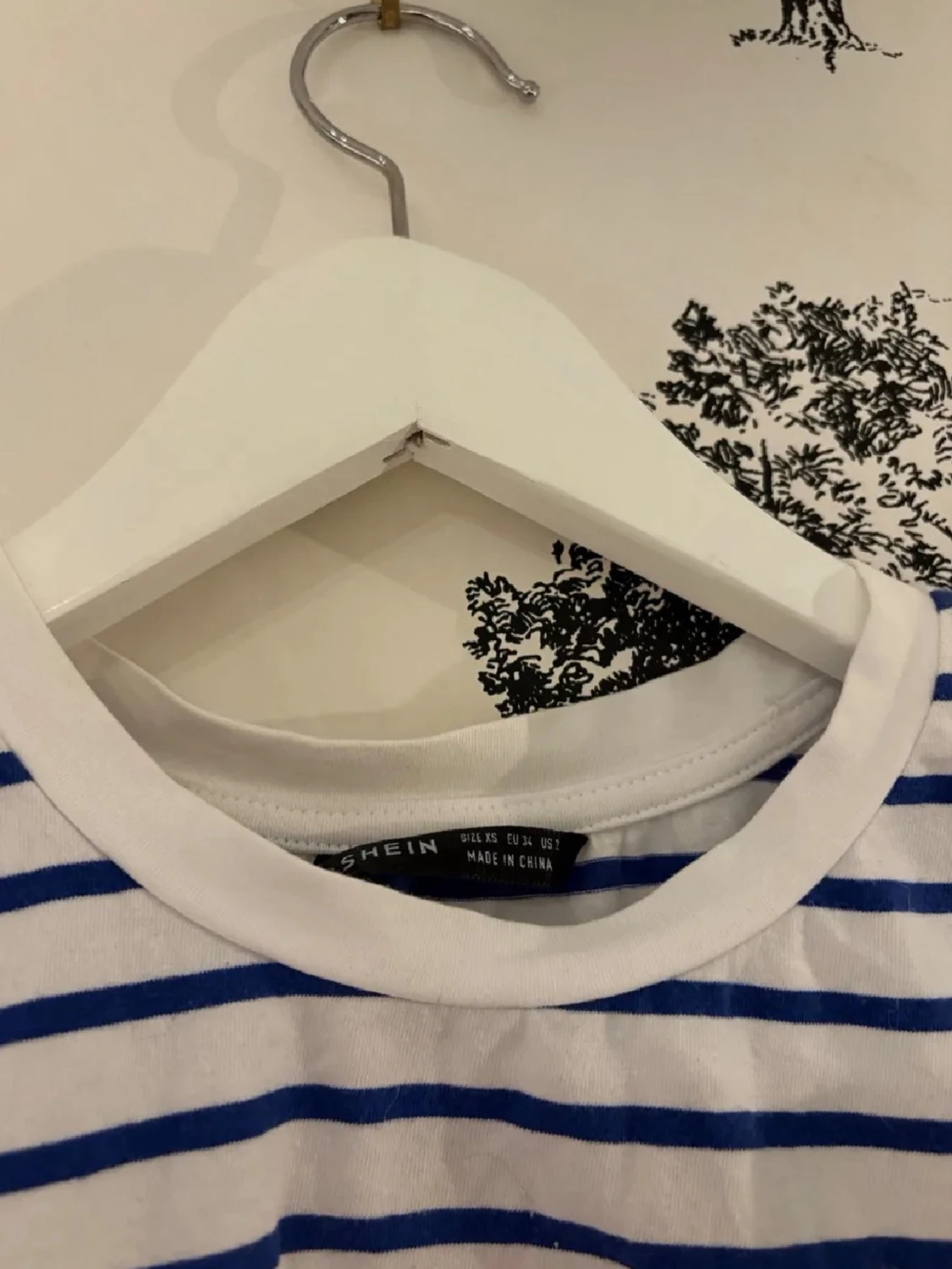 Randig volangtopp från SHEIN - 2