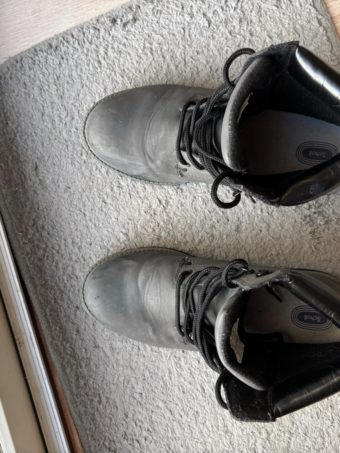 Grå boots från Everest med snörning - 5