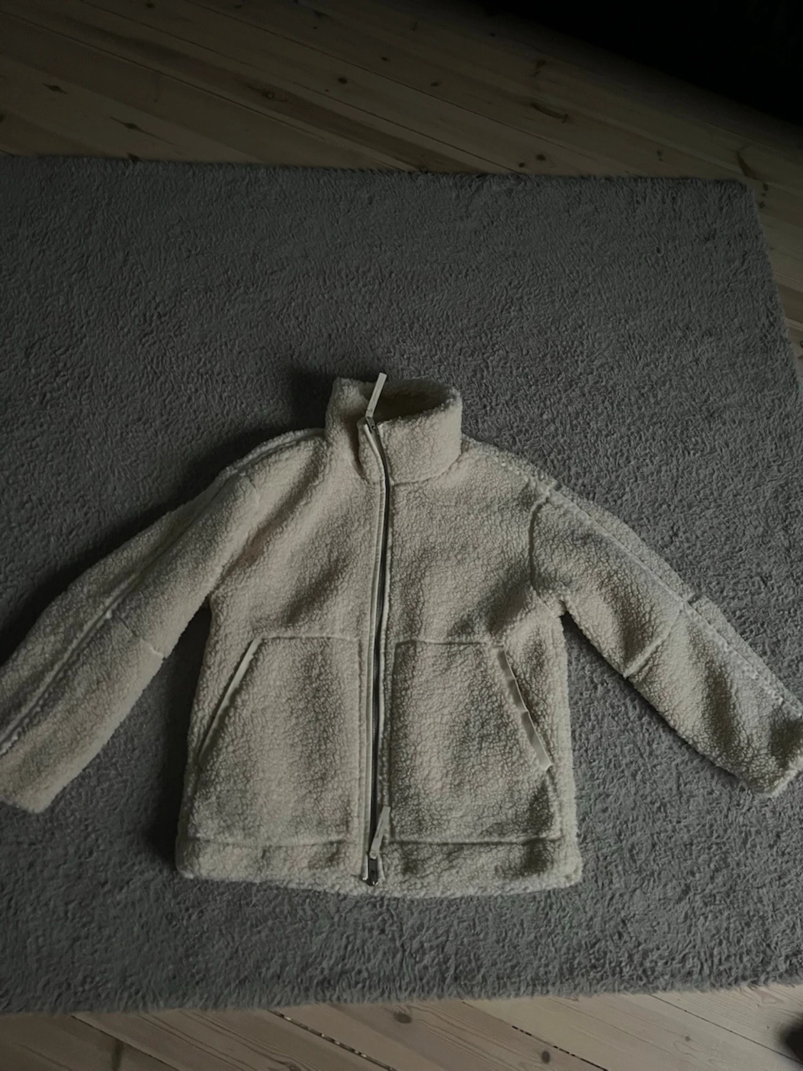 Beige teddyjacka - 2