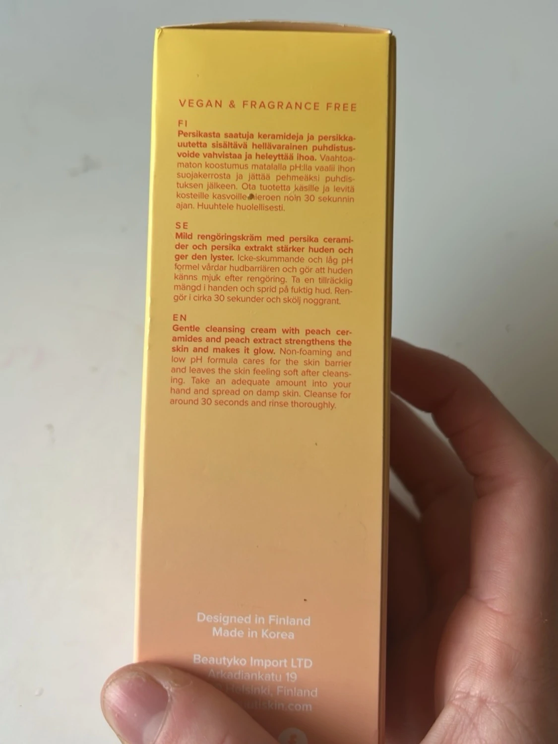 Smuuti Skin Peach Cleansing Cream - 1