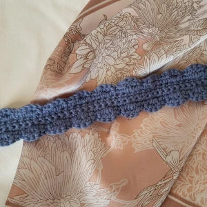 Hårband - virkad - Hårband virkat av mig!💕 bomull+merinoull