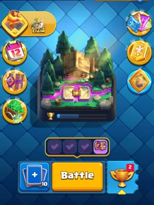 Clash Royale konto! - Säljer detta konto nu pga jag spelar inte längre.                                                   Kontot har 10k trophies.                        10 evolutions                                            Ultimate Champion emote                  5 tusen gems                                                    400 tusen även 18 maxade och 49st level 14 kort. 