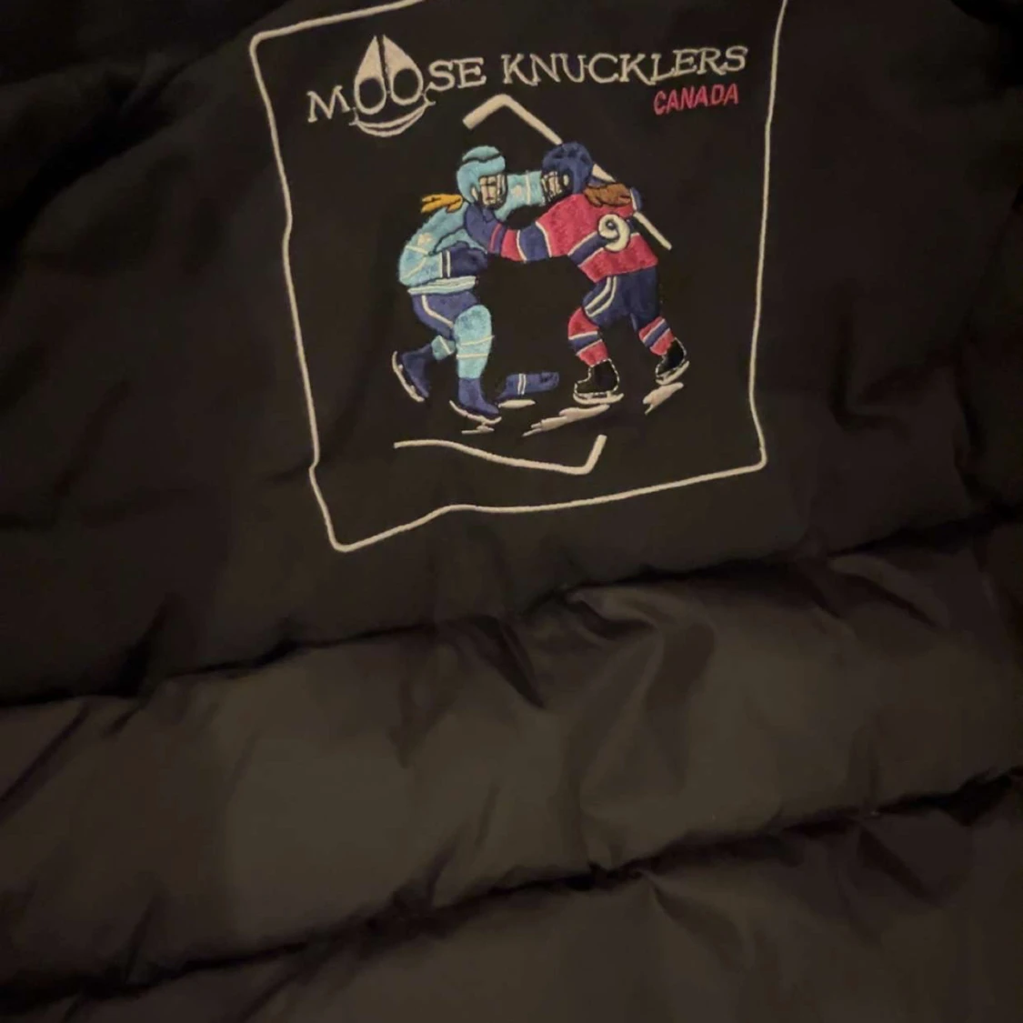 Svart pufferjacka Moose Knuckles - 3