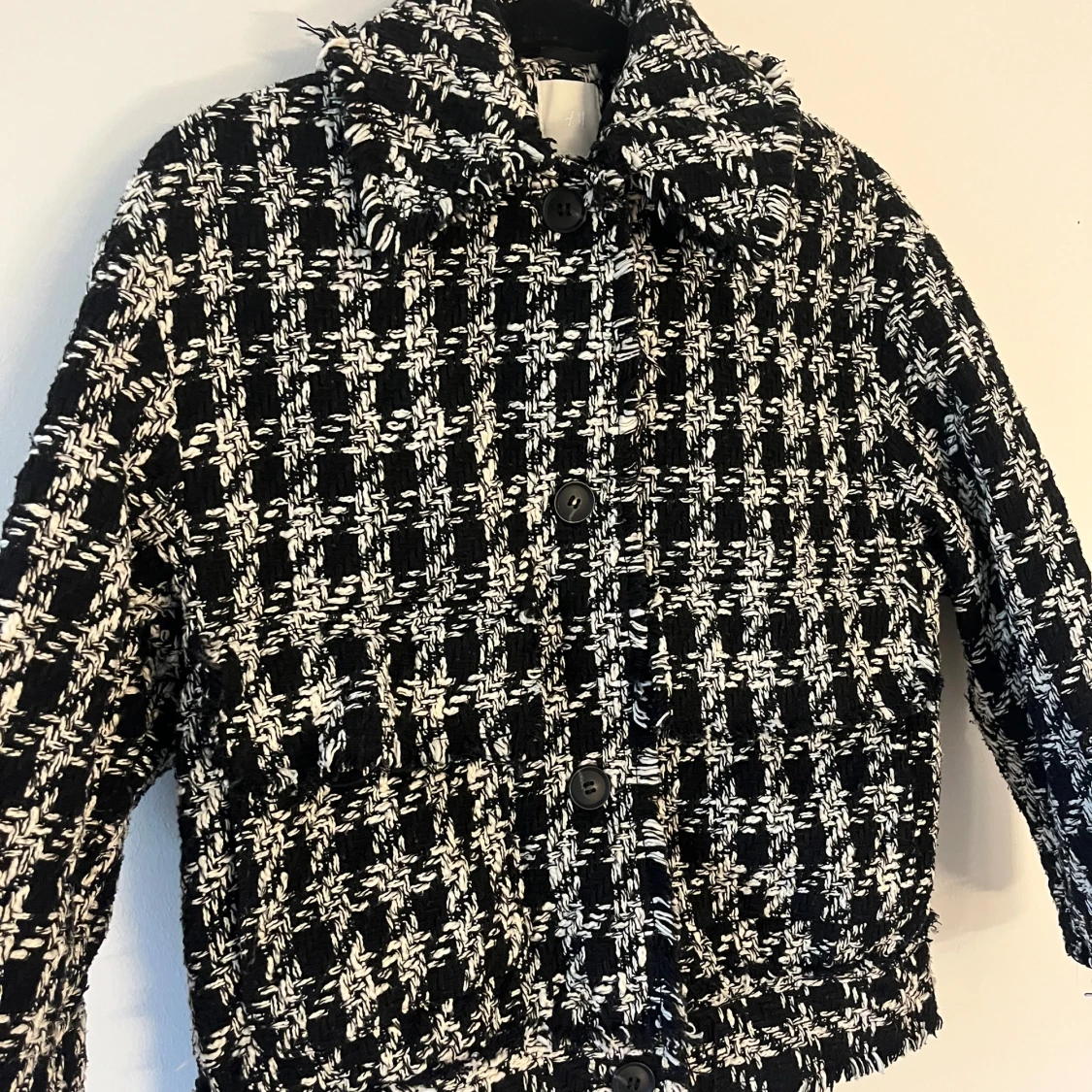 Svartvit rutig jacka - 1