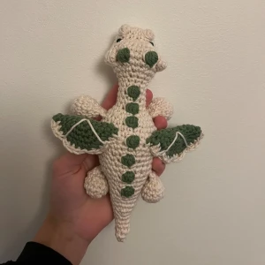 Virkad drake  - Virkad av mig 100% bomull💚