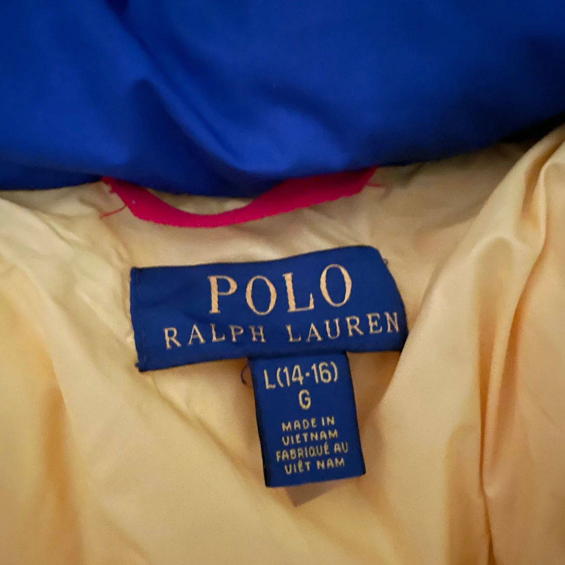 Gul pufferjacka från Polo Ralph Lauren - 3