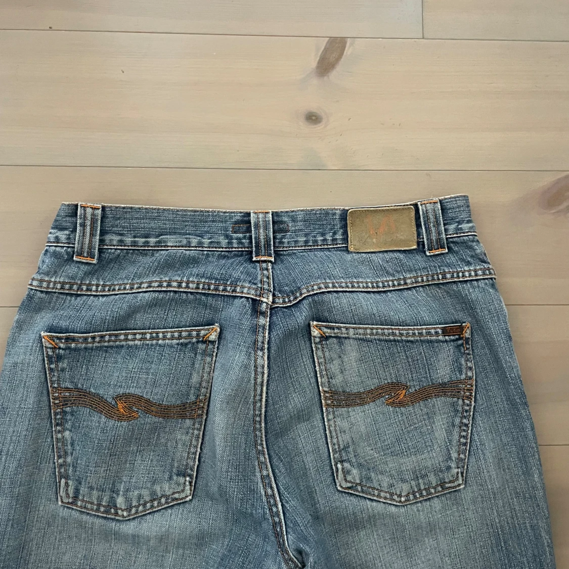 Blå bootcut jeans från Nudie Jeans - 3