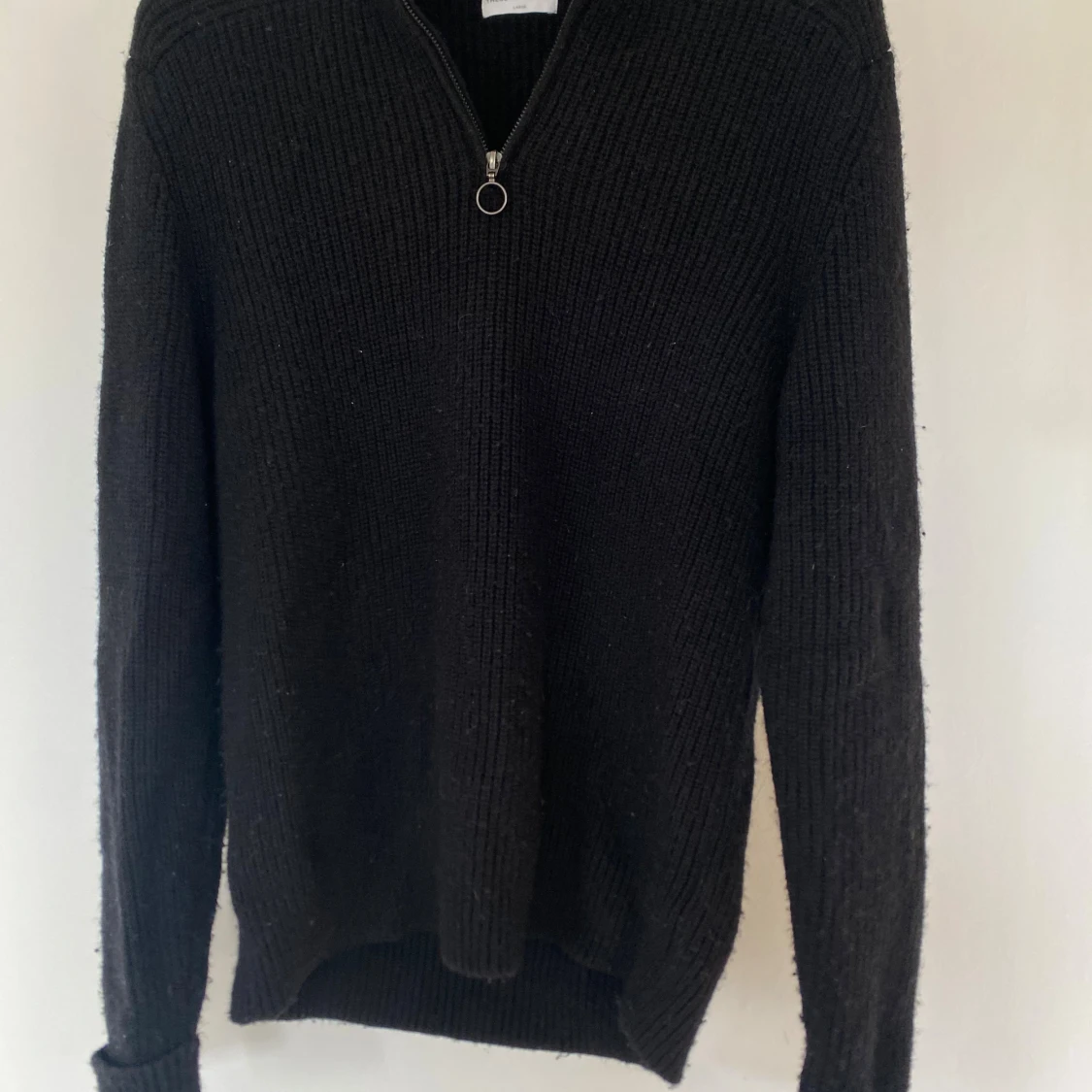 Svart stickad half zip-tröja These Glory Days - 1