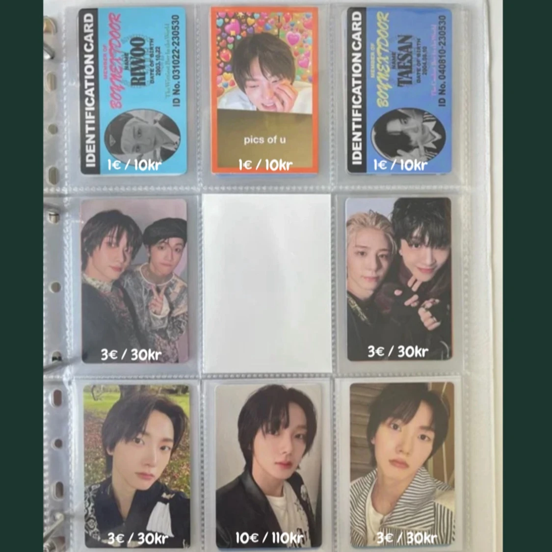 boynextdoor photocards  - 3