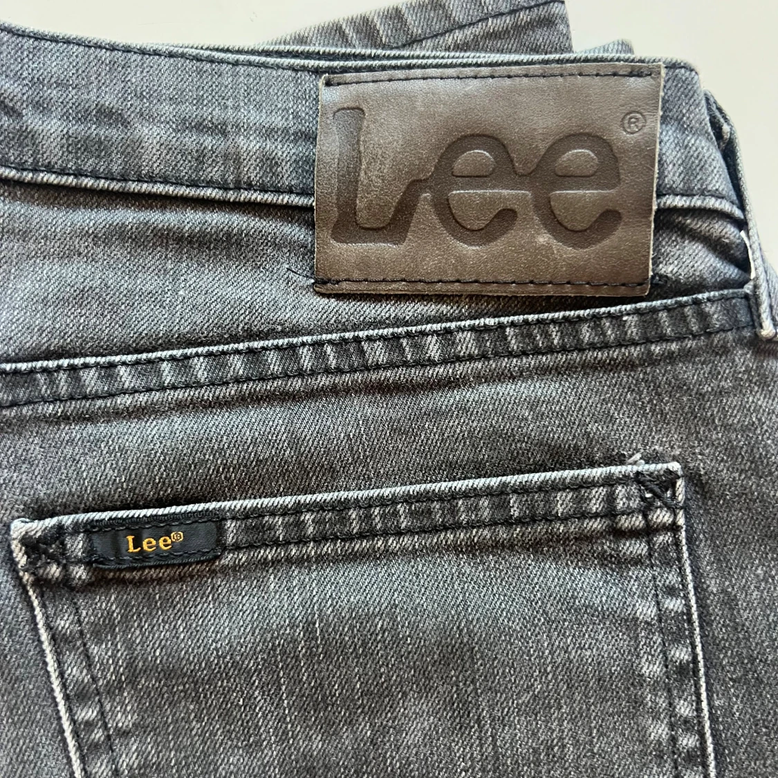 Svartgrå skinny jeans från Lee - 3