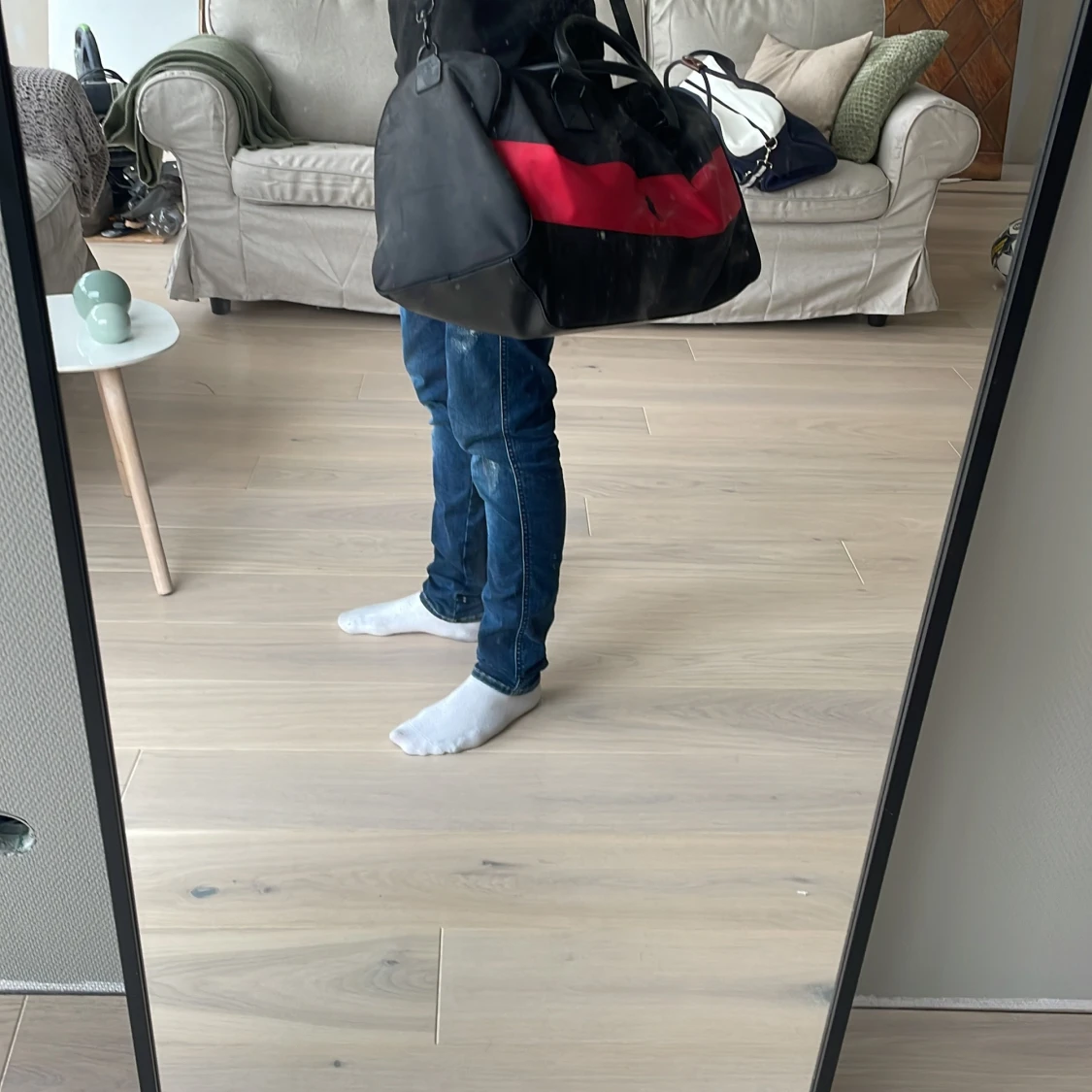 Svart och röd weekendbag från Polo Ralph Lauren - 3