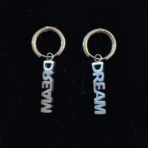Edblad örhängen DREAM - Snygga örhängen från Edblad i silverfärgad metall med hängande texten DREAM,Kommer i originalask.