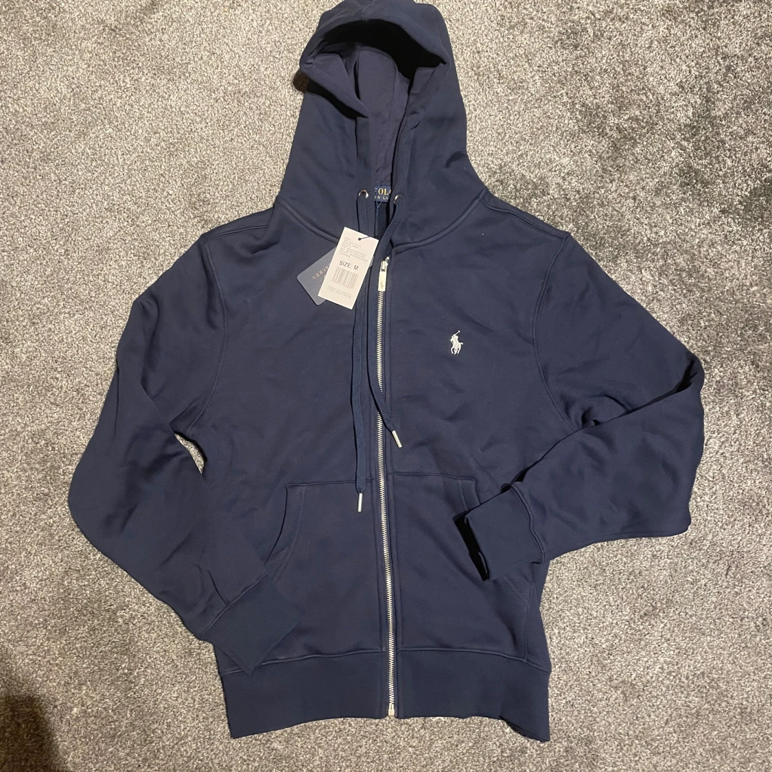 Marinblå hoodie från Polo Ralph Lauren