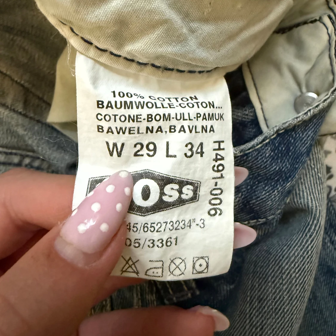 Lågmidjade utsvängda jeans  - 4