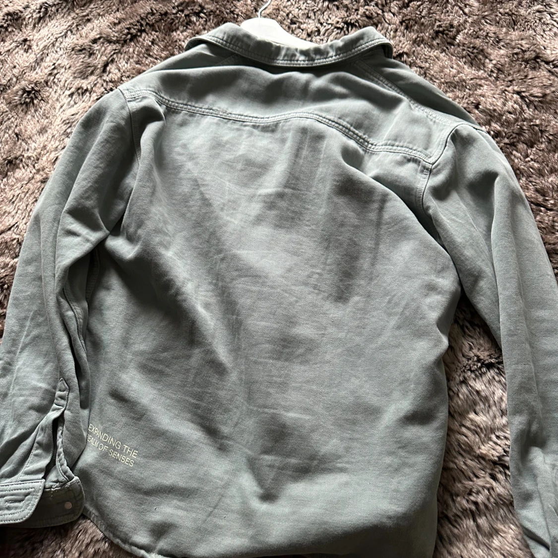 Grön långärmad henley-skjorta - 1