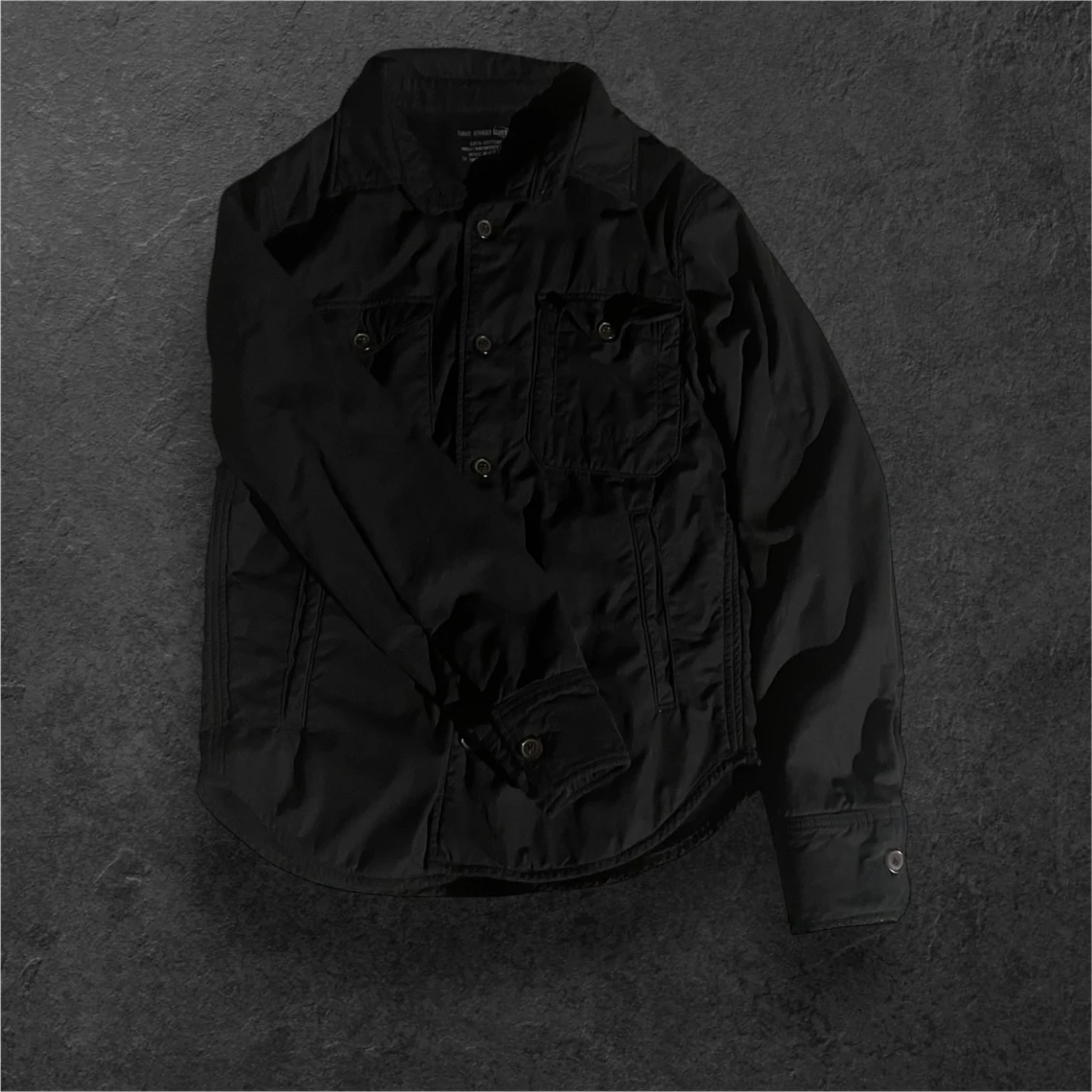 Svart overshirt från Save Khaki United