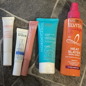 Skönhets paket! Billigt - Säljer endast som paketpris. Alla produkter utom vämreskyddet innehåller mer än 80% av produkten. 