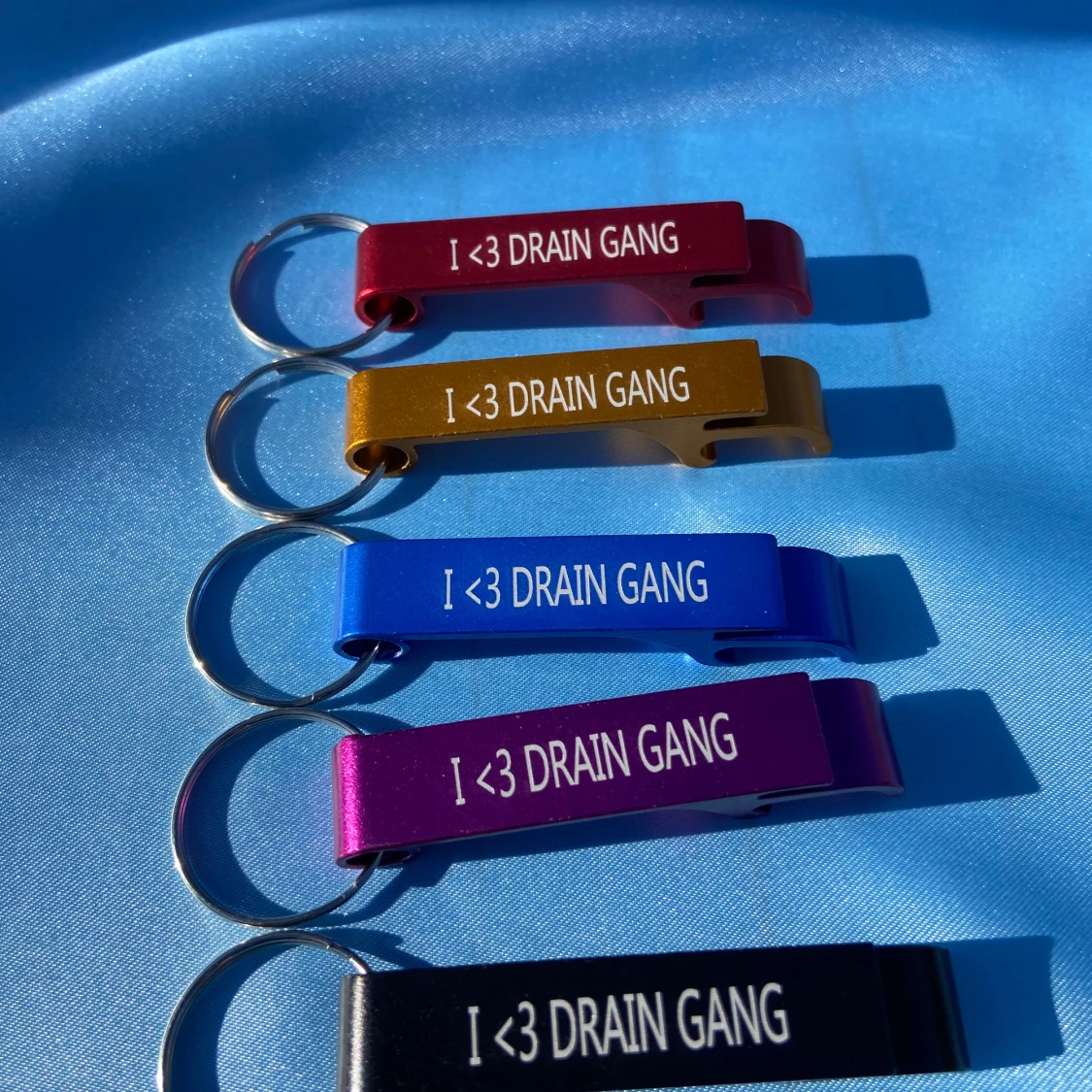 DRAIN GANG - bottle cap opener keychain - 1