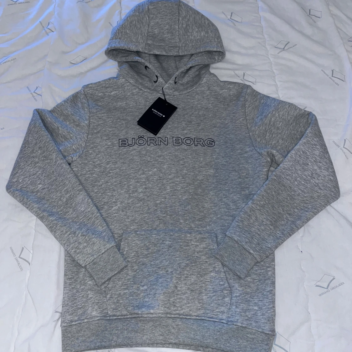 Grå hoodie från Björn Borg