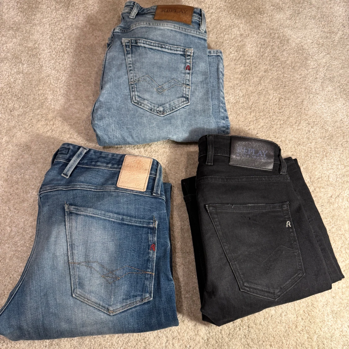 Jeans Bulk 3st Replay Anbass och Grover - 1