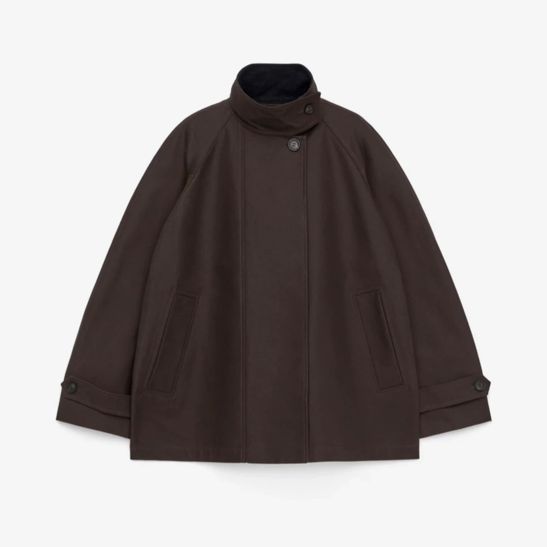 Brun oversized jacka från Arket - 2