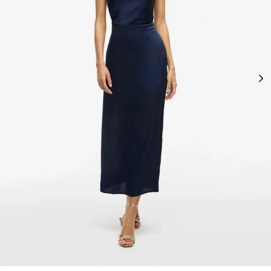 Marinblå långklänning från Vila - 4