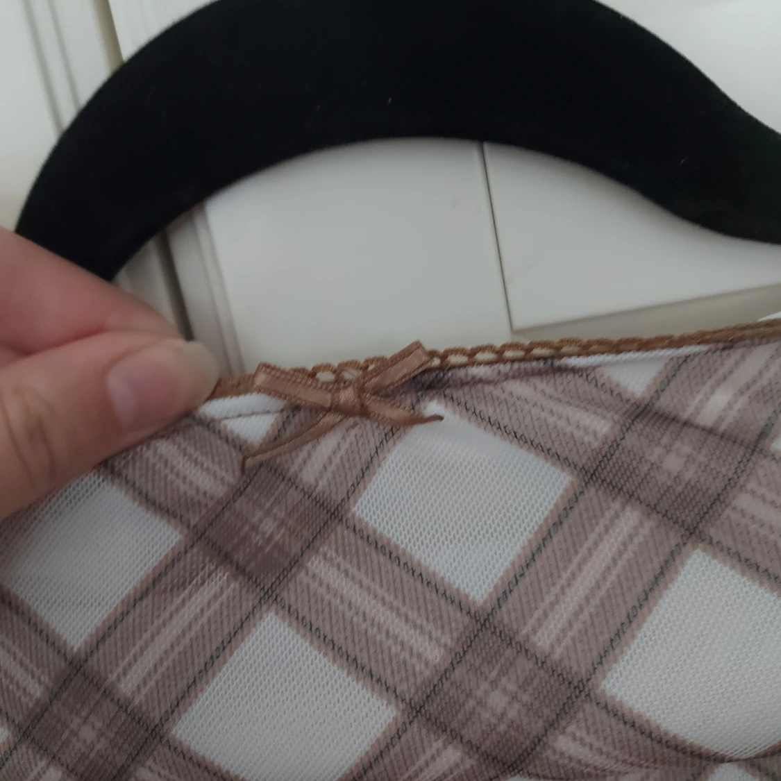 Rutig mesh kjol från H&M Divided - 1