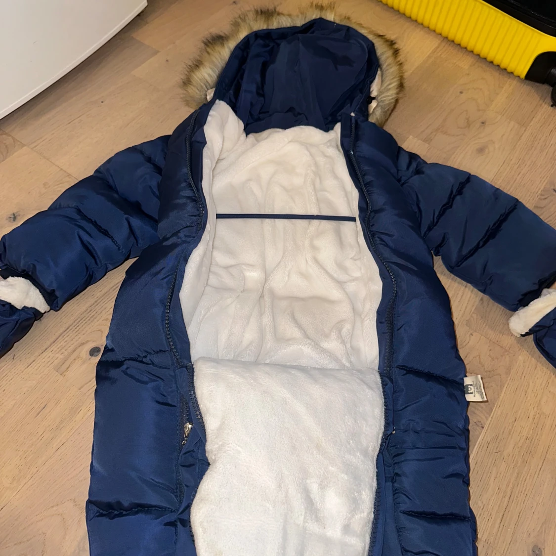 Murmelbear blå overall, storlek 18 mån + - 2