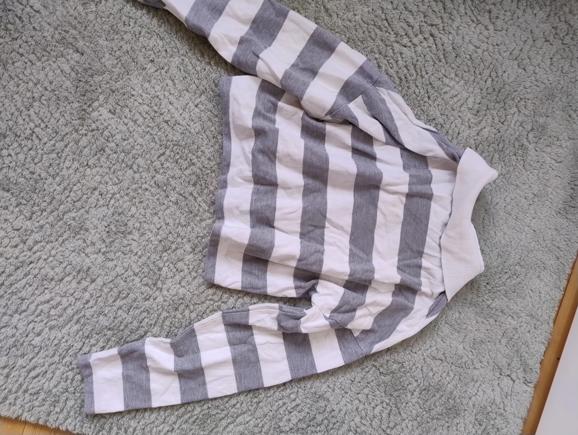 Randig croppad pikétröja Gina Tricot - 1