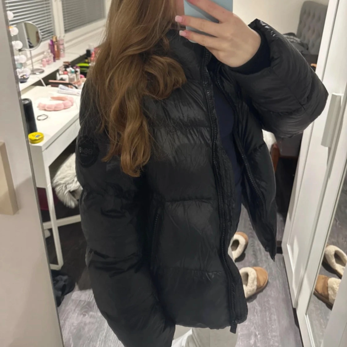 Svart vinterjacka 