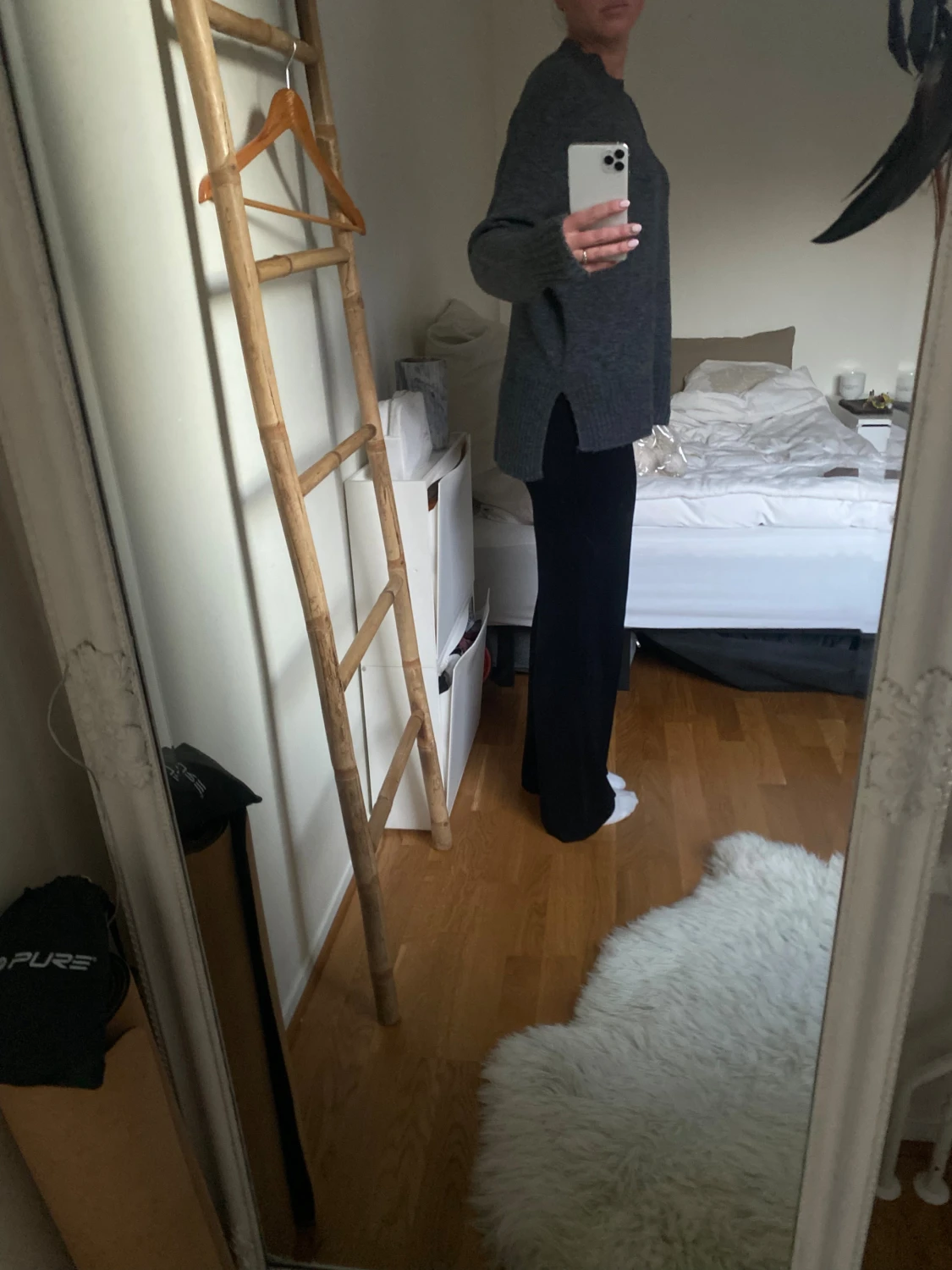 Mörkgrå stickad tröja Vero Moda - 1