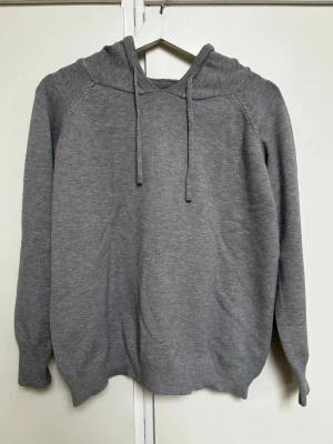 Merinoull hoodie - En grå hoodie i merinoull. Den är i storlek xs och sitter snyggt. 