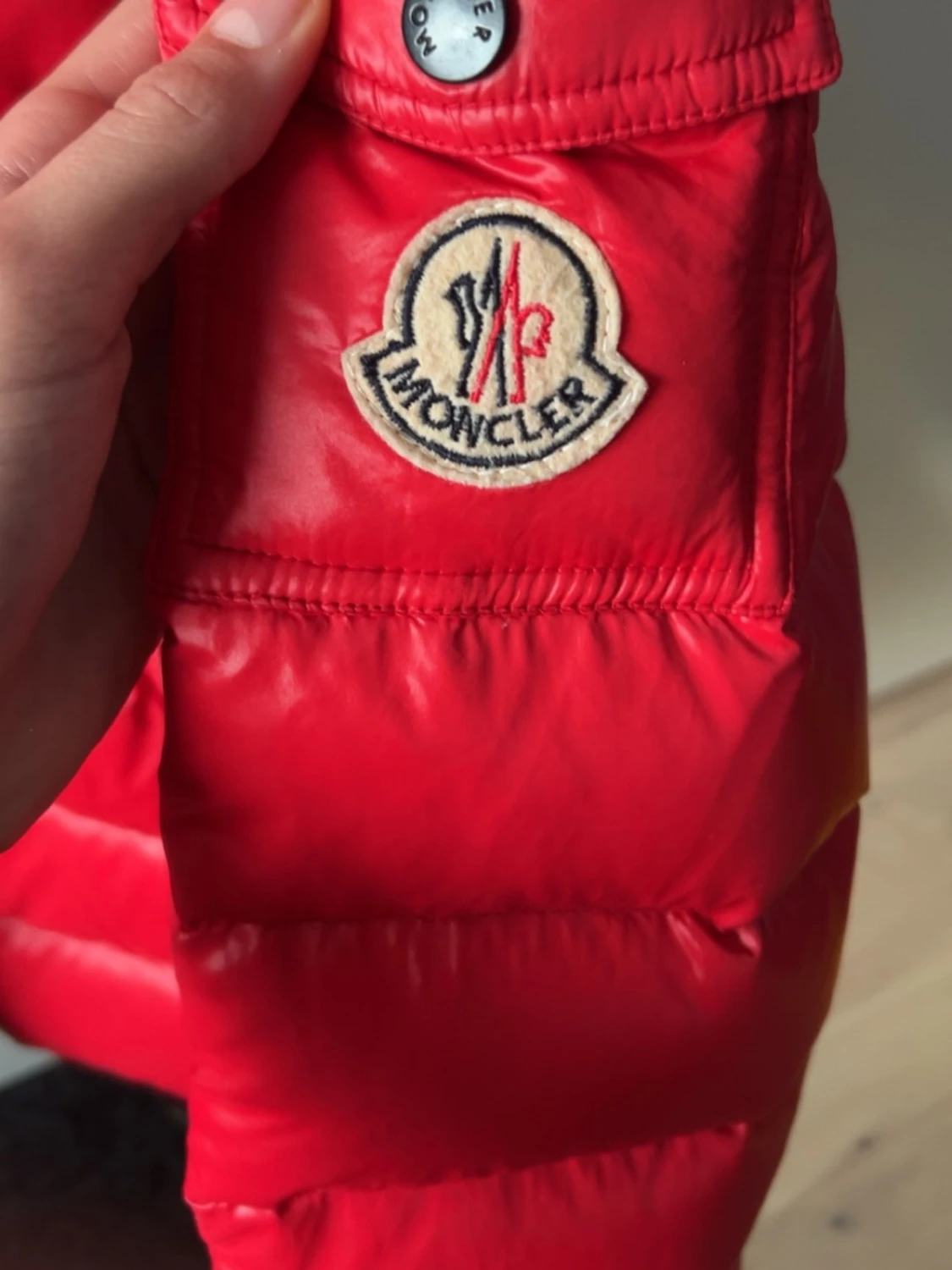 Röd Moncler pufferjacka - 6