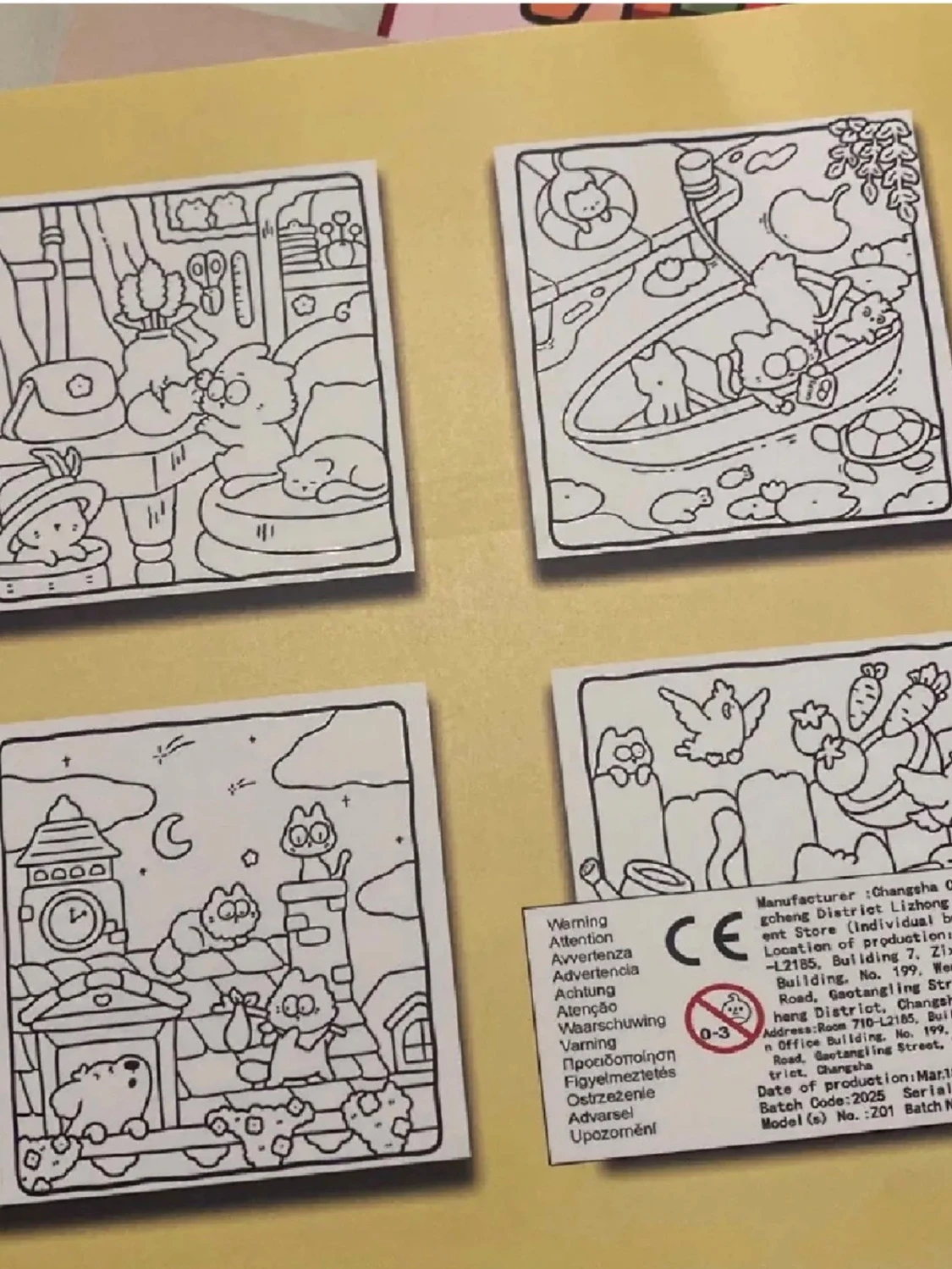 Cat Moments Meow Life Coloring Book - 2