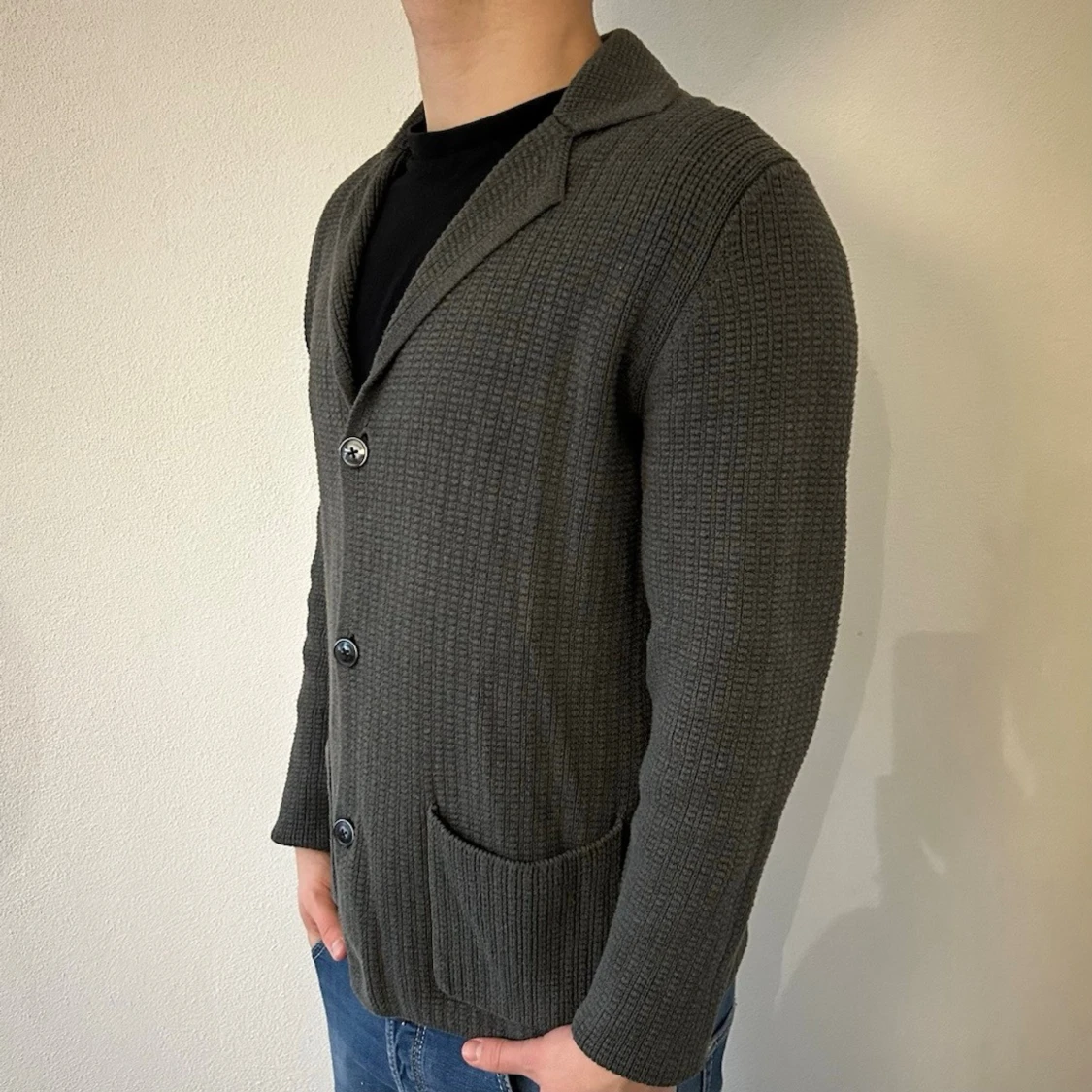 MASSIMO DUTTI STICKAD CARDIGAN - 1