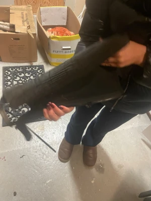 Svarta ridchaps med dragkedja - Ridchaps 